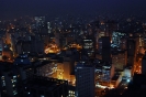 Centro vista do alto noturna